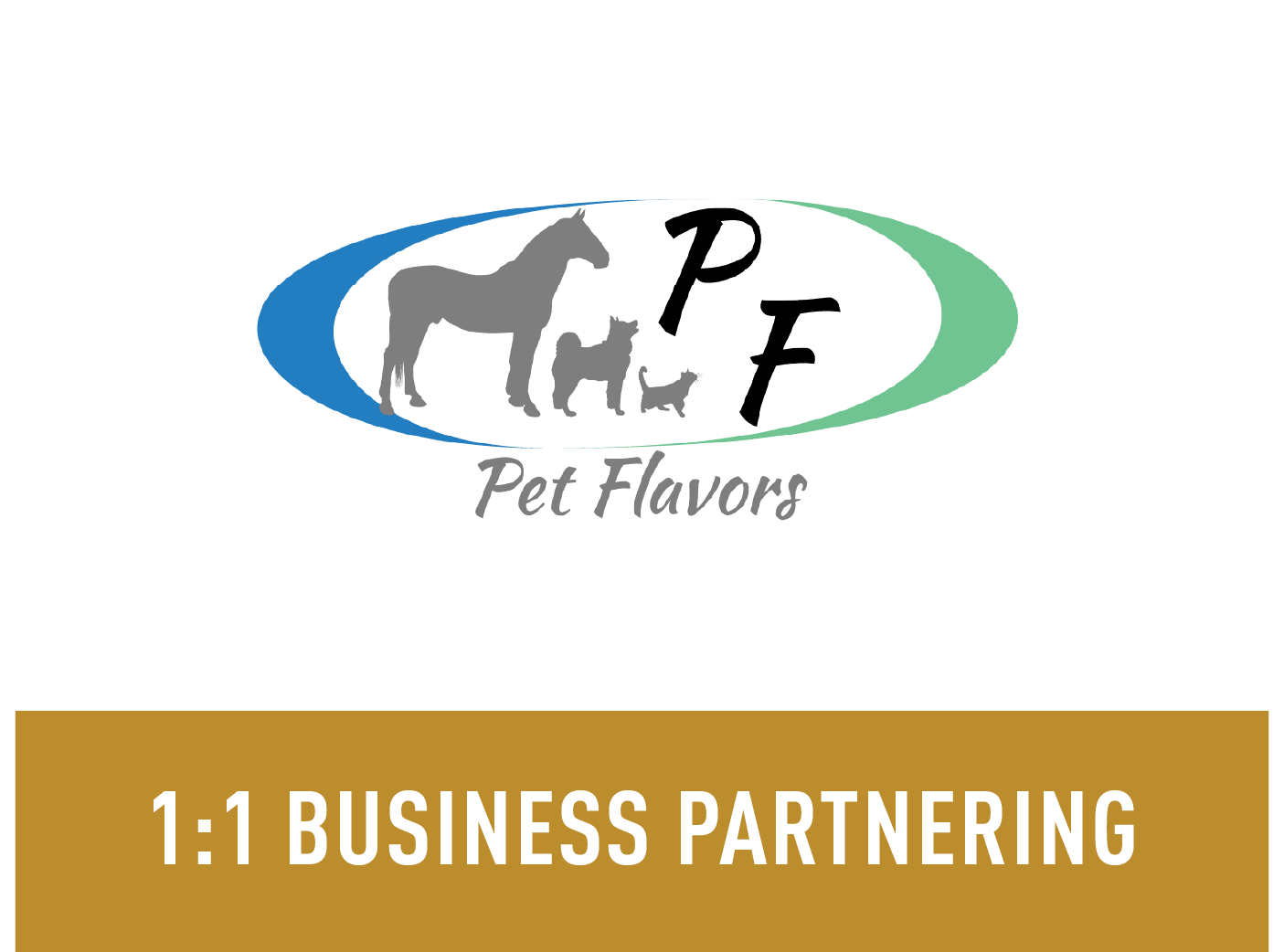 Pet Flavors Logo and Business Partnering Sponsor